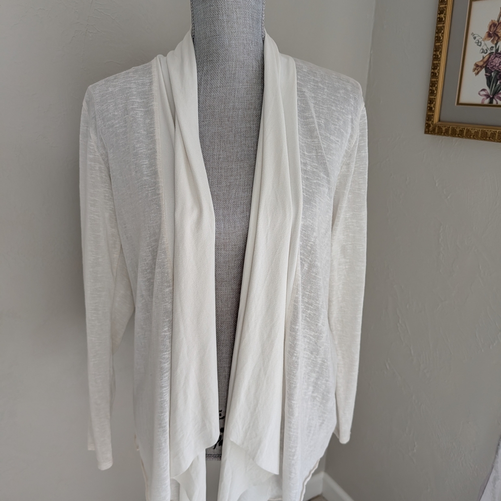 Women's White CardiganTunic